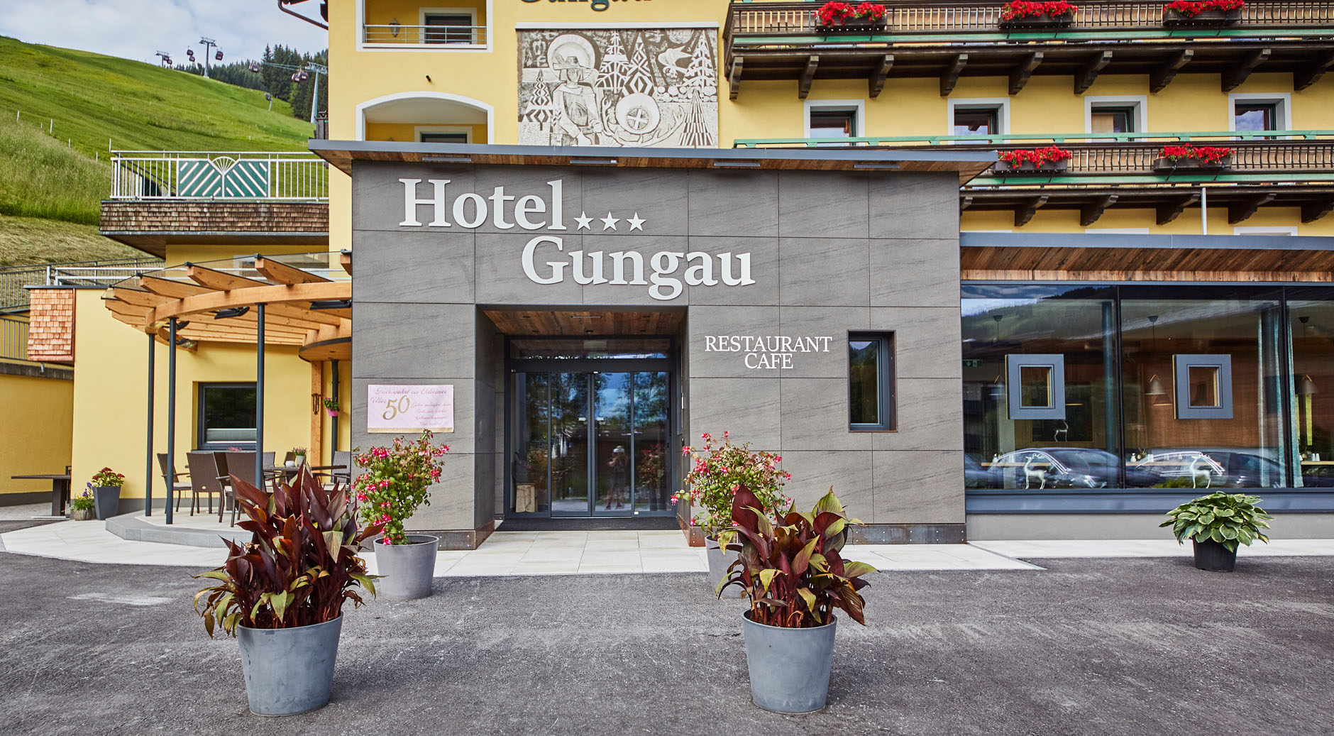 Hotel Gungau direkt an der Piste